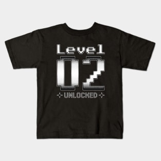 Level 02 Unlocked Kids T-Shirt